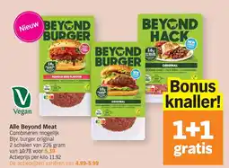 Albert Heijn Beyond Meat burger aanbieding