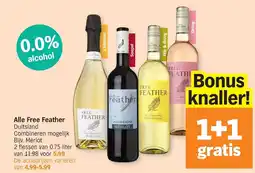 Albert Heijn Free Feather aanbieding