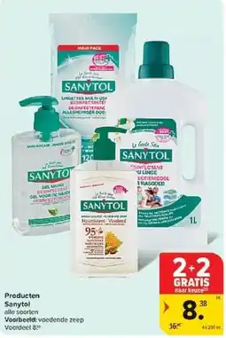Carrefour Sanytol alle soorten aanbieding