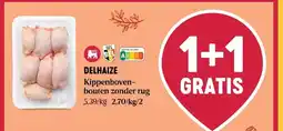 Delhaize Kippenbovenbouten zonder rug aanbieding