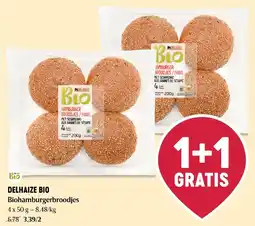 Delhaize Delhaize bio biohamburgerbroodjes aanbieding