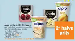 Albert Heijn Alpro en Danio aanbieding