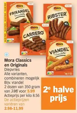 Albert Heijn Mora Classics en Originals aanbieding