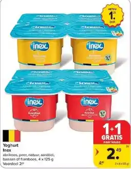 Carrefour Yoghurt Inex aanbieding