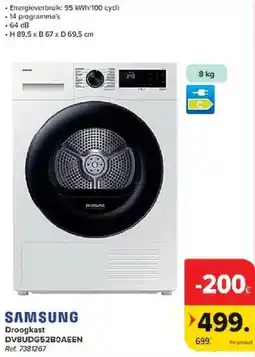 Carrefour Samsung Droogkast aanbieding
