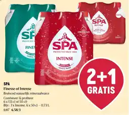 Delhaize Spa finesse of intense aanbieding