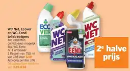 Albert Heijn WC Net, Ecover en WC-Eend toiletreinigers aanbieding