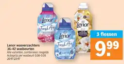 Albert Heijn Lenor wasverzachters aanbieding