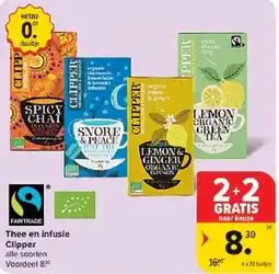 Carrefour Thee en infusie Clipper aanbieding