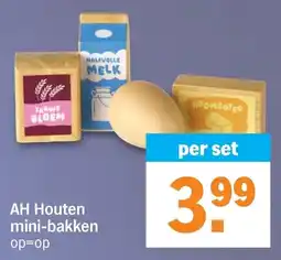Albert Heijn AH Houten mini-bakken aanbieding