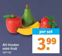 Albert Heijn AH Houten mini-fruit aanbieding