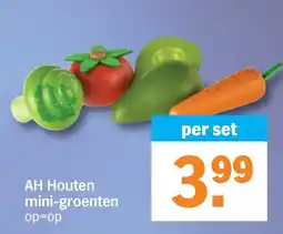 Albert Heijn AH Houten mini-groenten aanbieding
