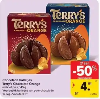 Chocolade balletjes terry's chocolate orange