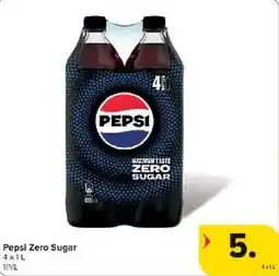 Carrefour Pepsi zero sugar aanbieding