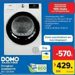 Carrefour Domo elektro droogkast aanbieding