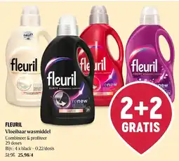 Delhaize Fleuril Vloeibaar wasmiddel aanbieding
