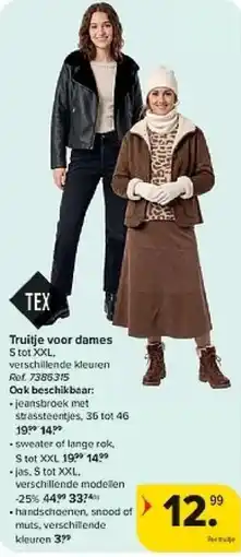 Carrefour Truitje voor dames aanbieding