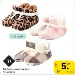 Carrefour Pantoffels voor dames aanbieding