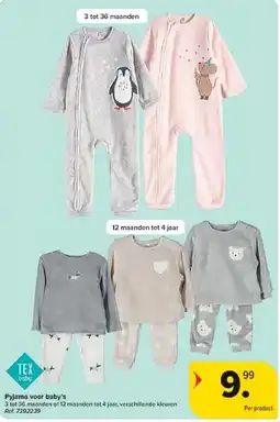 Carrefour Pyjama voor baby's aanbieding