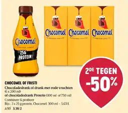 Delhaize Chocomel of fristi aanbieding