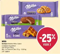Delhaize Milka koekjes aanbieding