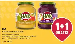 Delhaize Groenten of fruit in blik aanbieding