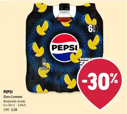 Delhaize Pepsi zero lemon aanbieding