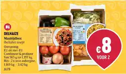 Delhaize Delhaize maaltijdbox (behalve soep) aanbieding