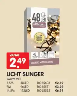 Yess licht slinger aanbieding