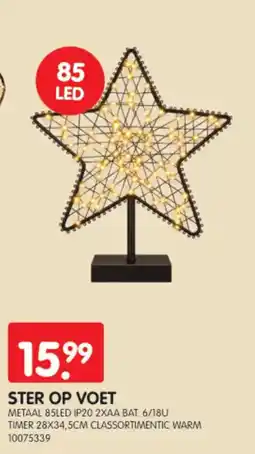 Yess Ster op voet aanbieding