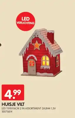 Yess Huisje vilt aanbieding