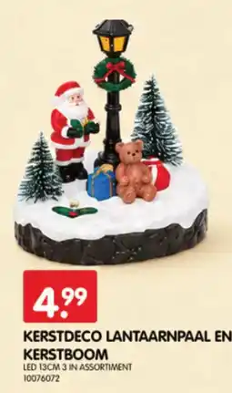 Yess kerstdeco lantaarnpaal en kerstboom aanbieding