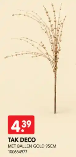 Yess Tak deco met ballen gold aanbieding
