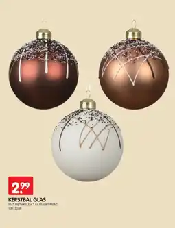 Yess Kerstbal glas aanbieding