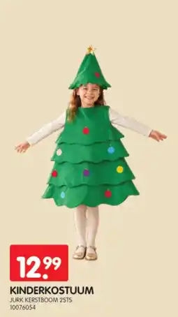 Yess Kinderkostuum jurk kerstboom 2sts aanbieding