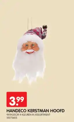 Yess handeco kerstman hoofd aanbieding