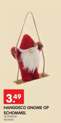 Yess Hangdeco gnome op schommel aanbieding