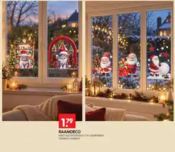 Yess Raamdeco kerst electrostatisch 2 in assortiment aanbieding
