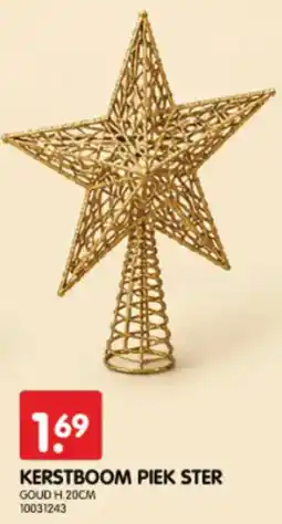 Yess Kerstboom piek ster aanbieding