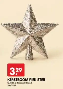 Yess kerstboom piek ster aanbieding
