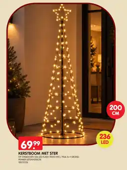 Yess kerstboom met ster aanbieding