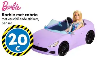 Barbie met cabrio