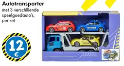 TEDi Autotransporter met 3 verschillende speelgoedauto's aanbieding