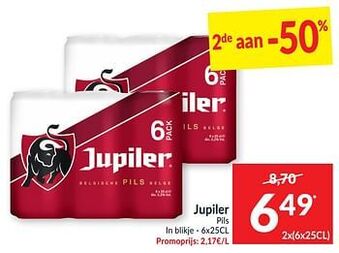 Intermarché Jupiler pils aanbieding