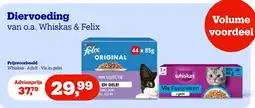 Bol.com Diervoeding van o.a. Whiskas & Felix aanbieding