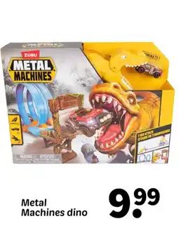 Wibra Metal Machines dino aanbieding
