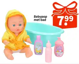 Wibra Babypop met bad aanbieding
