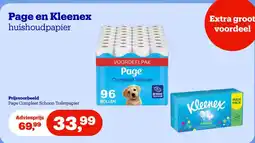 Bol.com Page en Kleenex huishoudpapier aanbieding