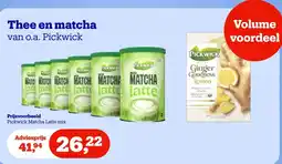 Bol.com Thee en matcha van o.a. Pickwick aanbieding