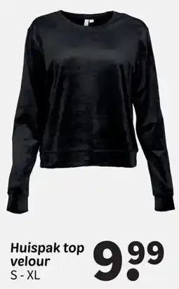 Wibra Huispak top velour aanbieding